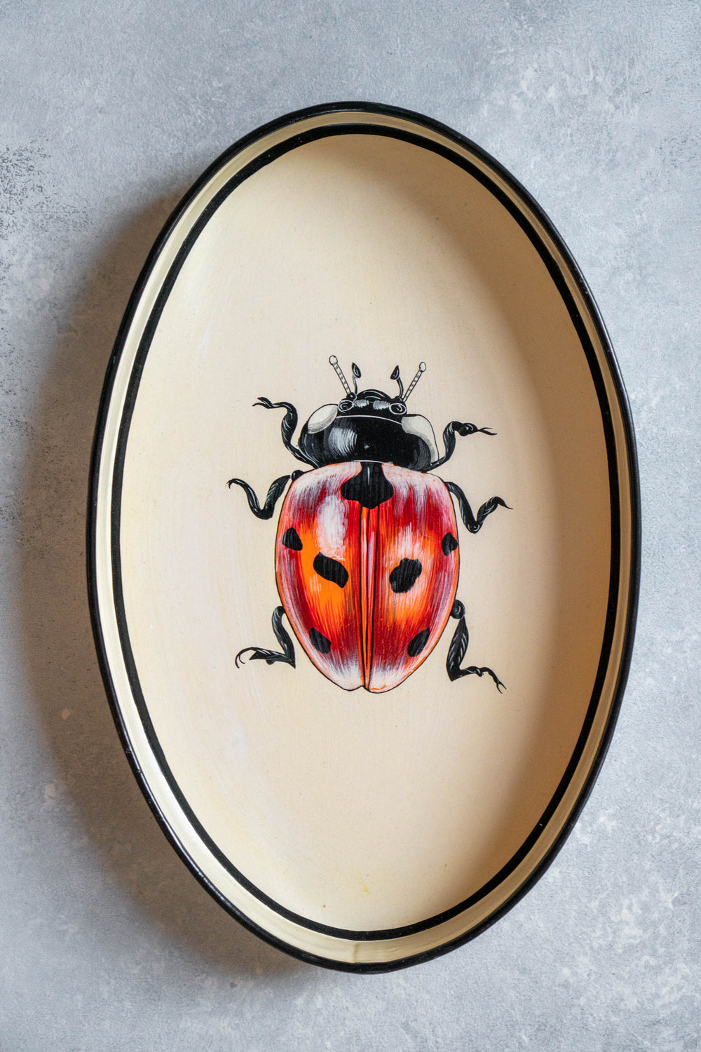 Lady Bug Iron Tray