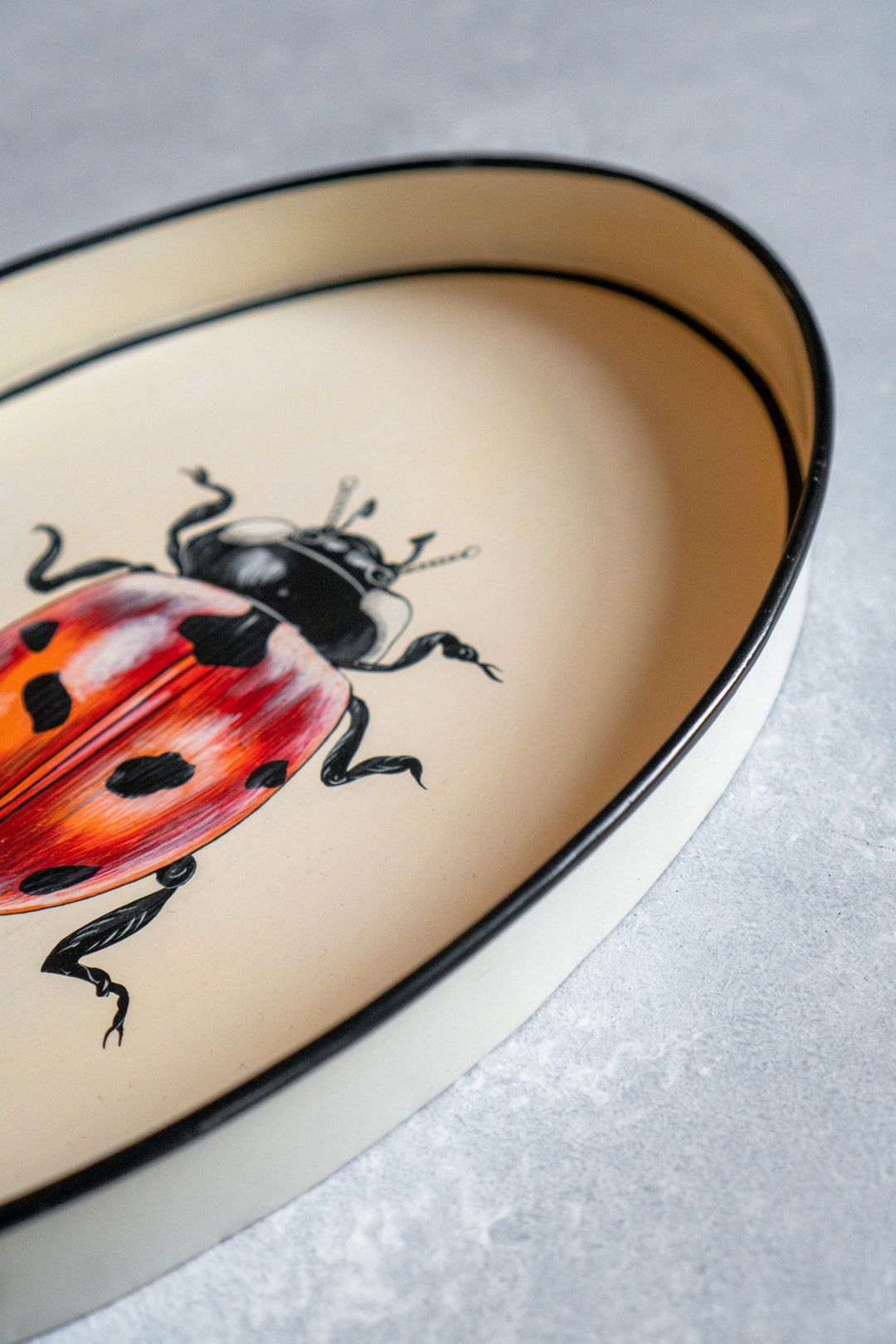 Lady Bug Iron Tray