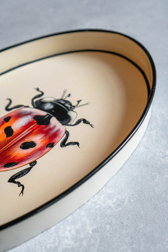 Lady Bug Iron Tray