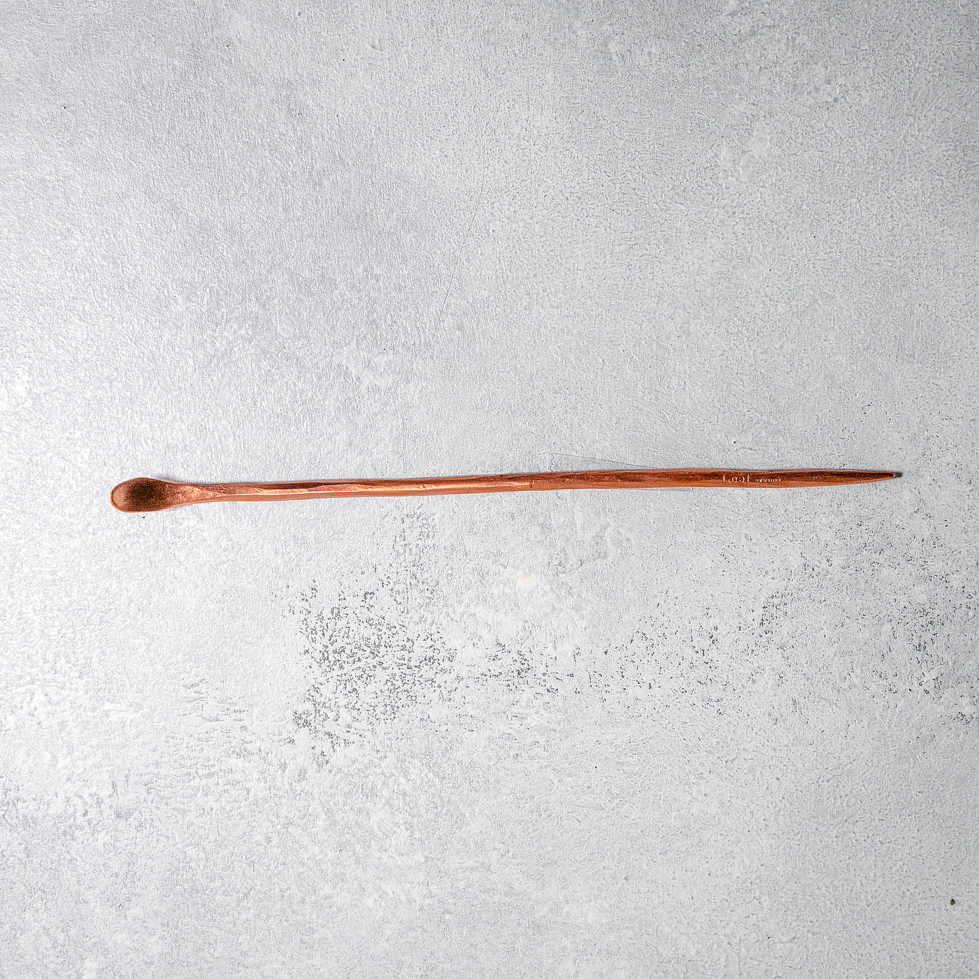 Tea Scoop / Needle (copper & silver plated)