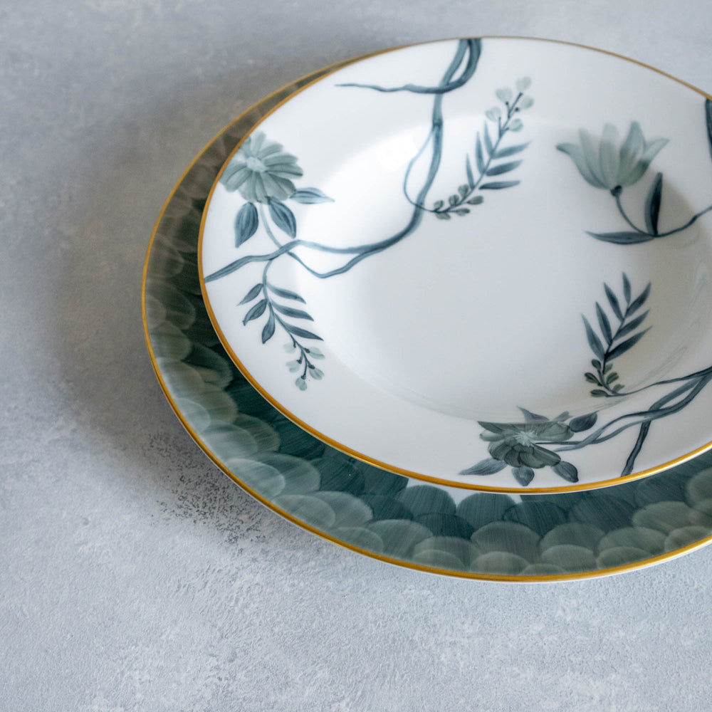 Midnight Blooms Pasta Bowl