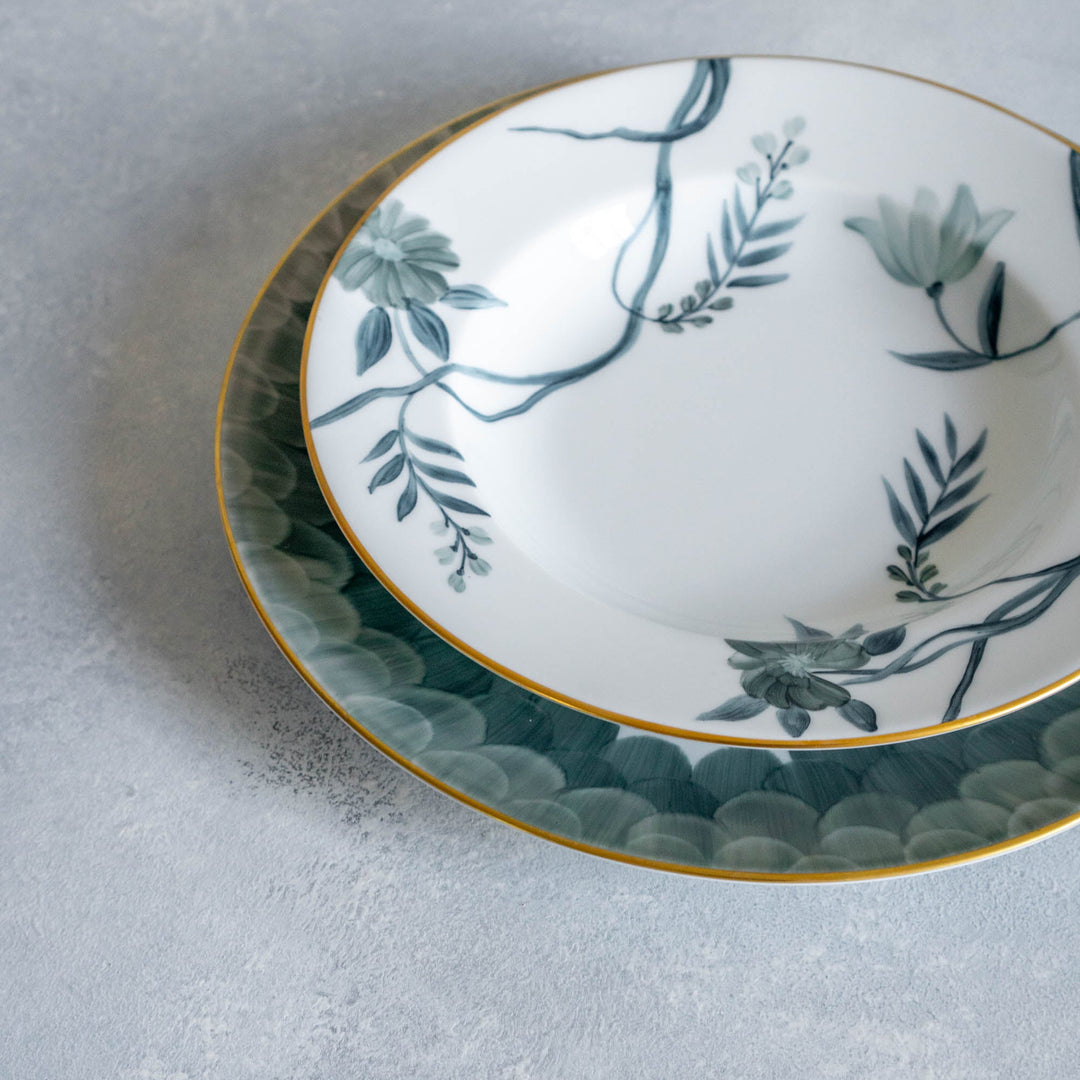 Midnight Blooms Pasta Bowl