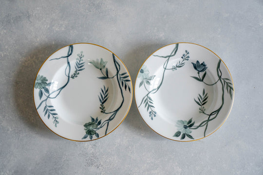 Midnight Blooms Pasta Bowl