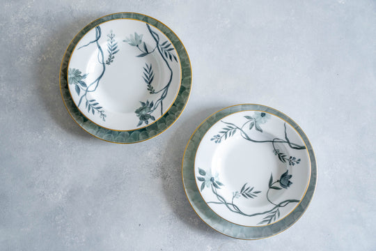 Midnight Blooms Pasta Bowl