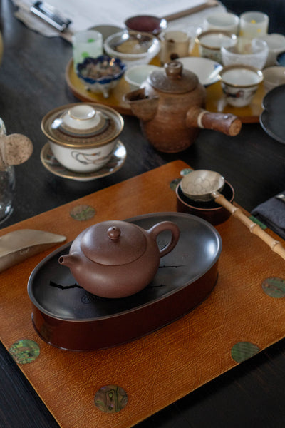 Metal Tea Tray for the Lunch Box (Hap) - Peony and Plum Flower