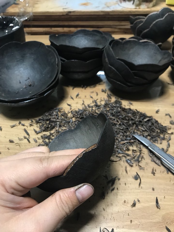 Otchil Flower Bowl - Brown