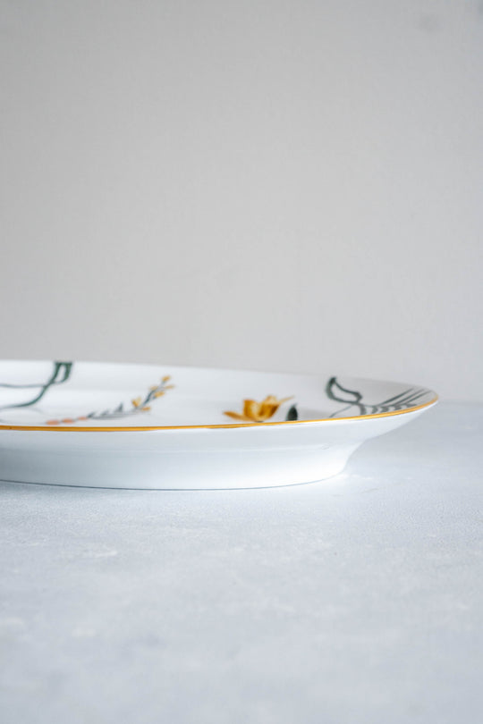 Bloom Series- Serving Oval Platter M (2 color)