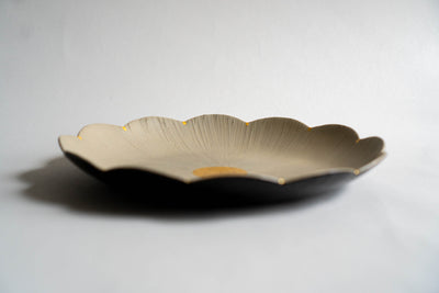 Otchil Flower Plate - Beige