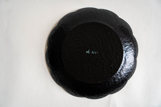 Otchil Flower Plate - Black