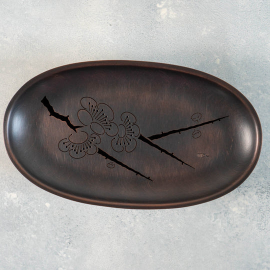 Metal Tea Tray for the Lunch Box (Hap) - Peony and Plum Flower