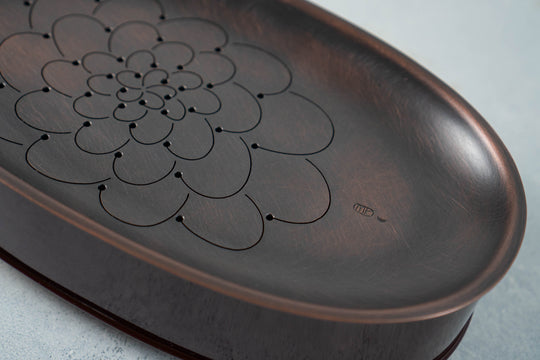 Metal Tea Tray for the Lunch Box (Hap) - Peony and Plum Flower