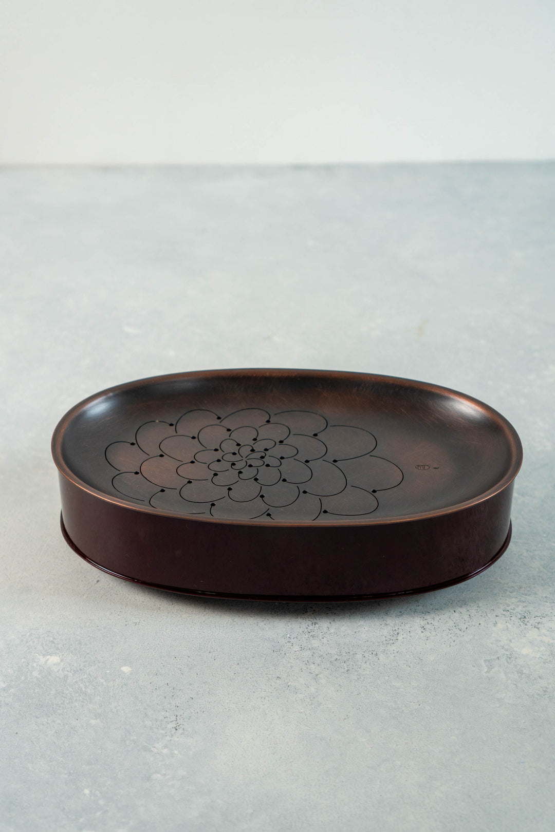 Metal Tea Tray for the Lunch Box (Hap) - Peony and Plum Flower