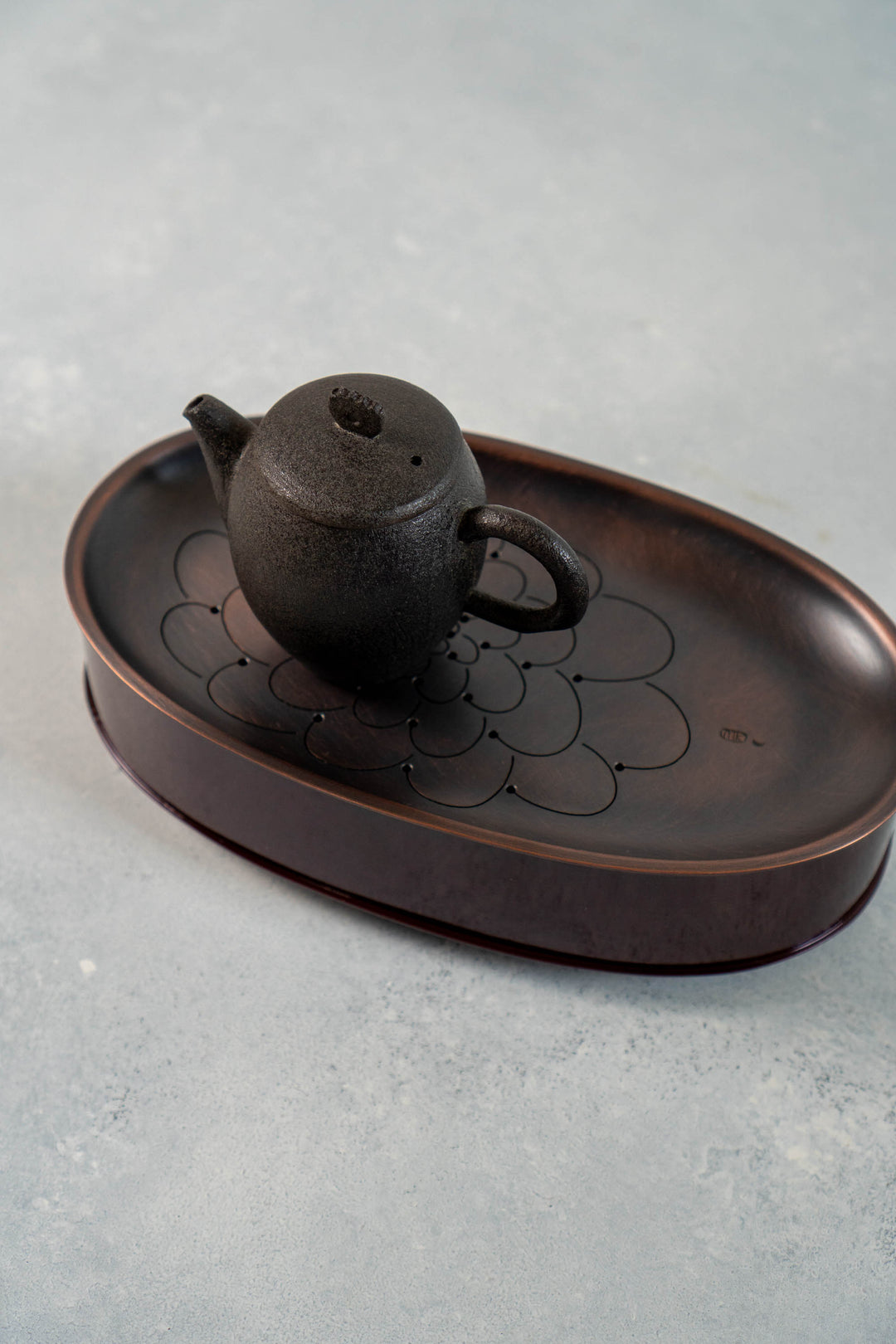 Metal Tea Tray for the Lunch Box (Hap) - Peony and Plum Flower