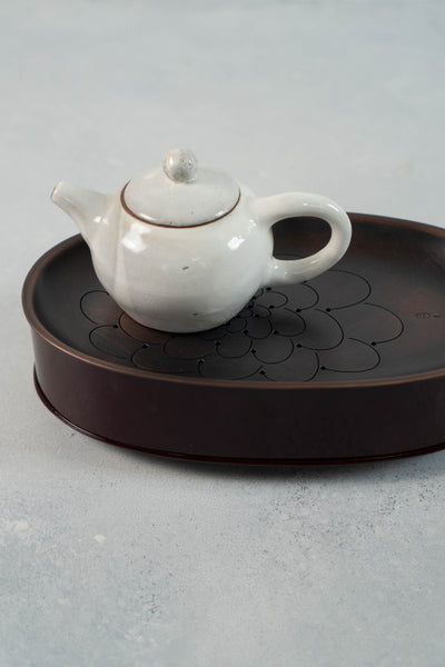 Metal Tea Tray for the Lunch Box (Hap) - Peony and Plum Flower