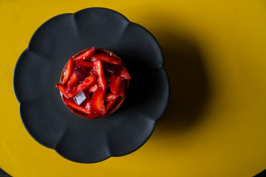 Flower Plate and Bowl Set