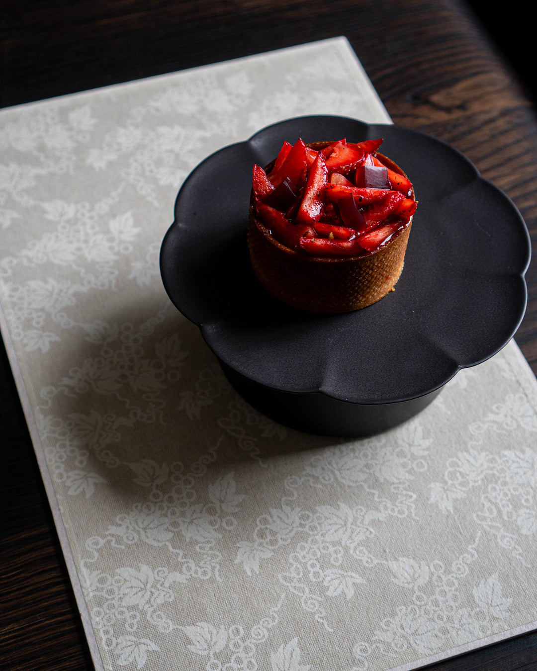Flower Plate and Bowl Set