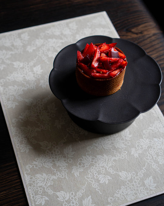 Flower Plate and Bowl Set