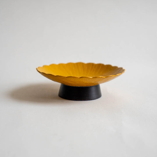 Otchil Flower Small Plate - Mustard