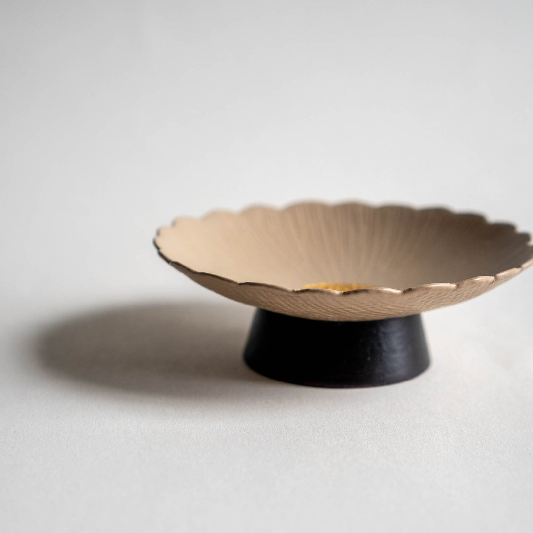 Otchil Flower Small Plate - Beige