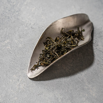 Tea leaf plate (Brass / Silver plated brass)