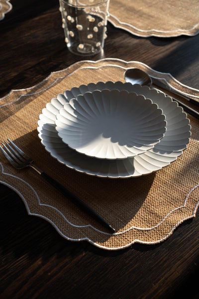 Krinkle Raffia (Natural/ White)