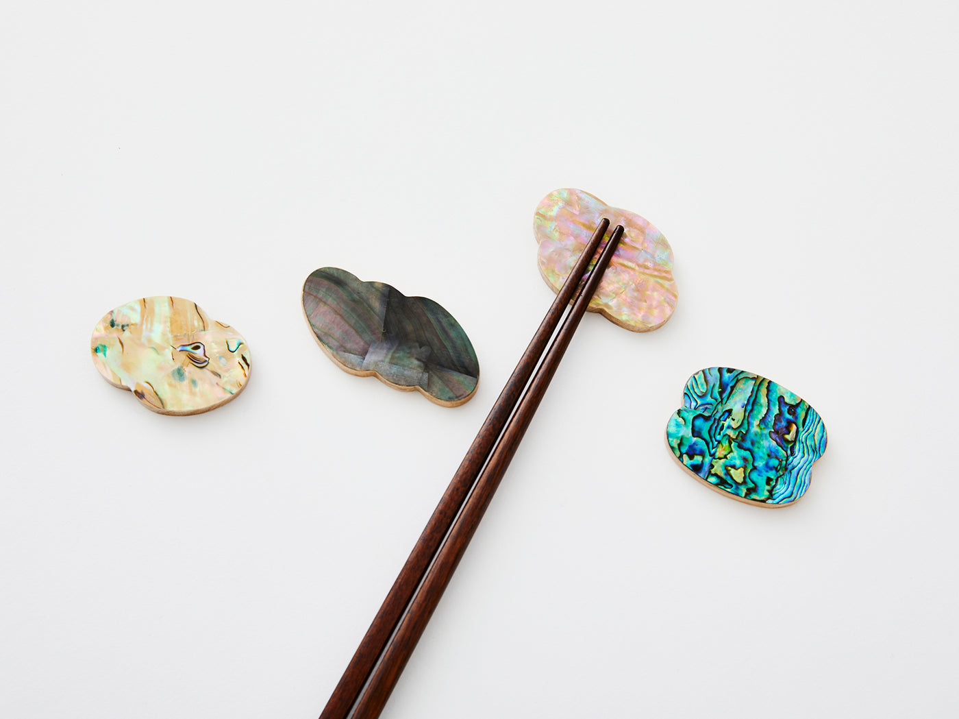 [Ott Ott] Chopstick Rest Mother of Pearl - 4 colors - Leef NYC -ott ott