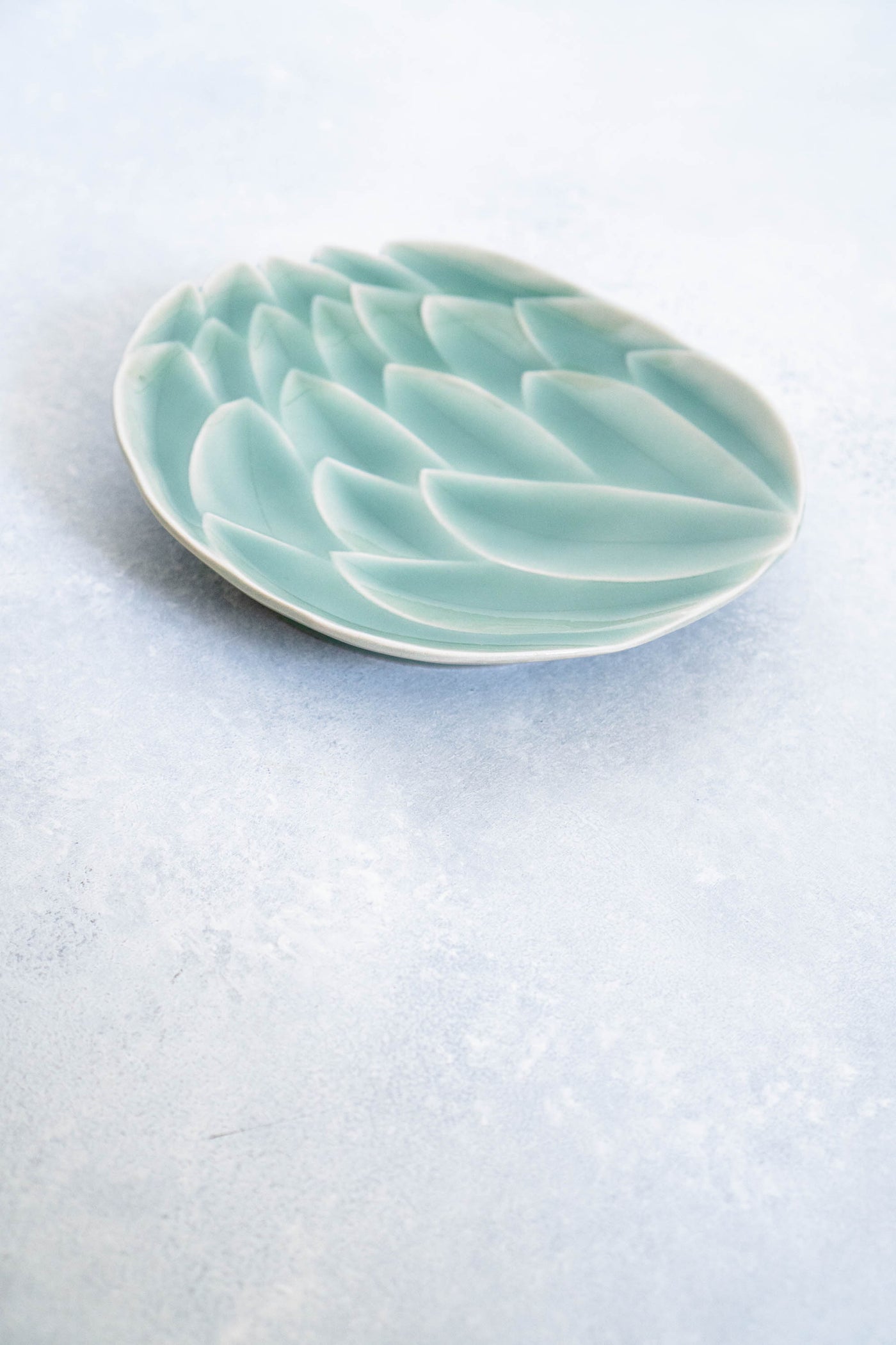 Lotus Celadon Dessert Dish