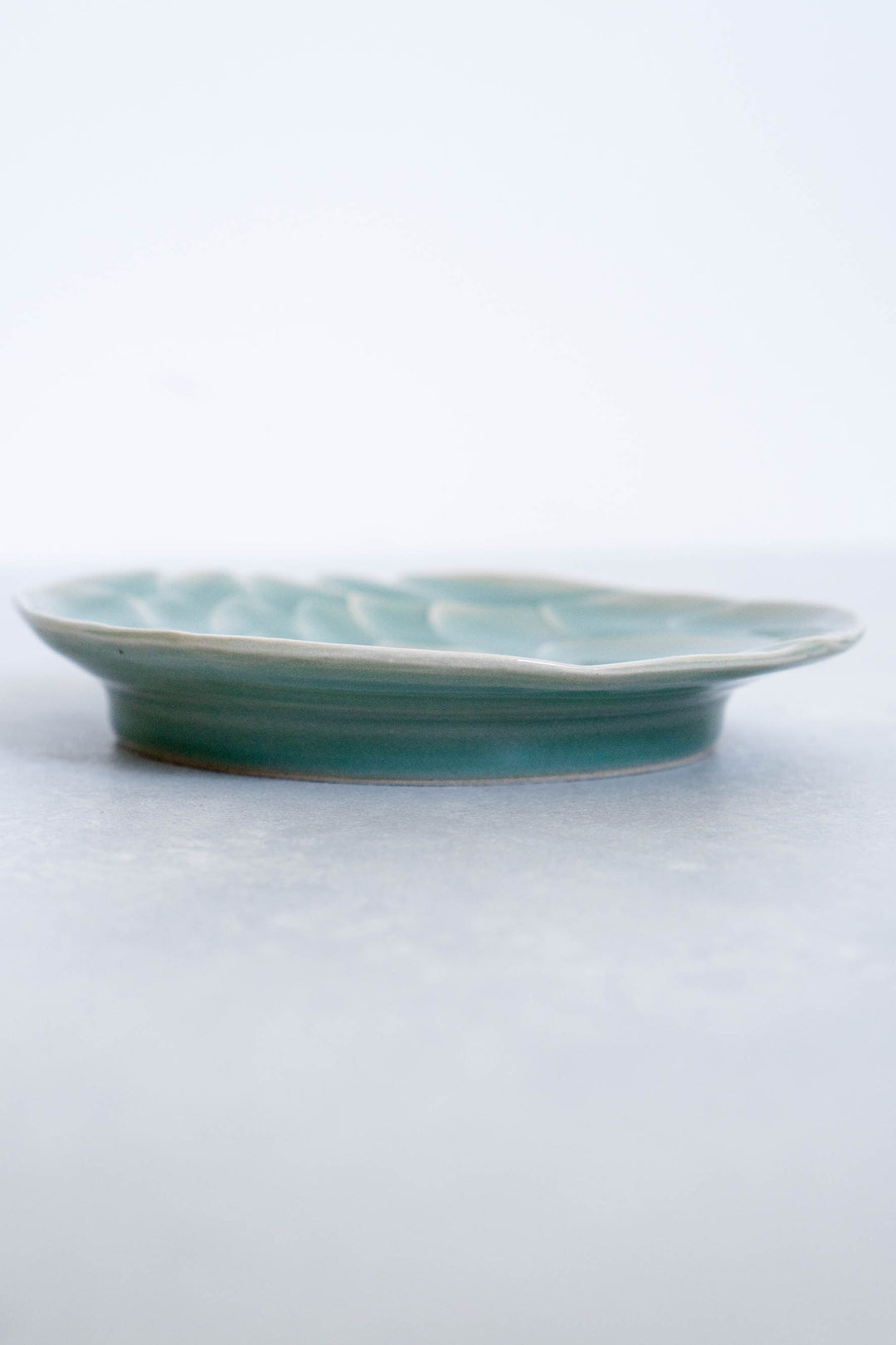 Lotus Celadon Dessert Dish