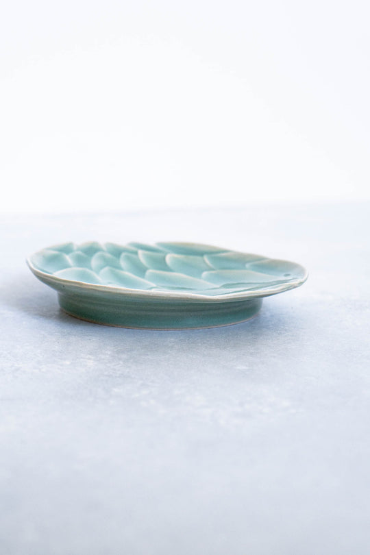 Lotus Celadon Dessert Dish