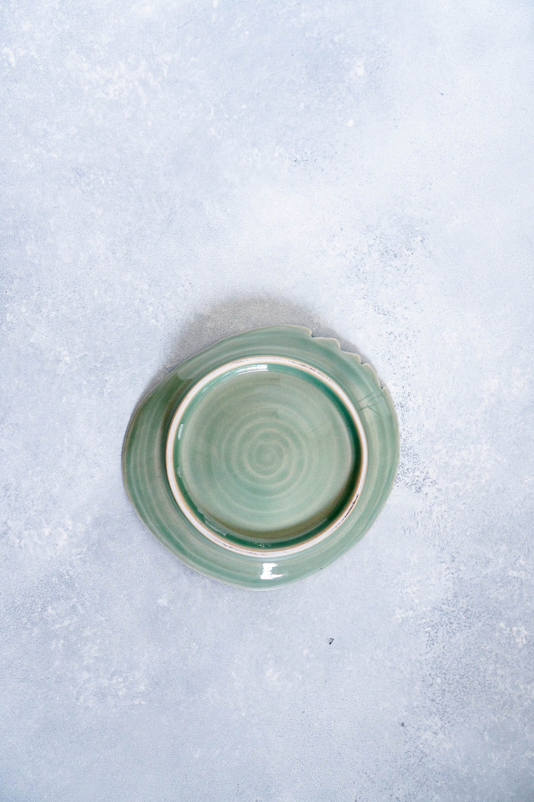 Lotus Celadon Dessert Dish