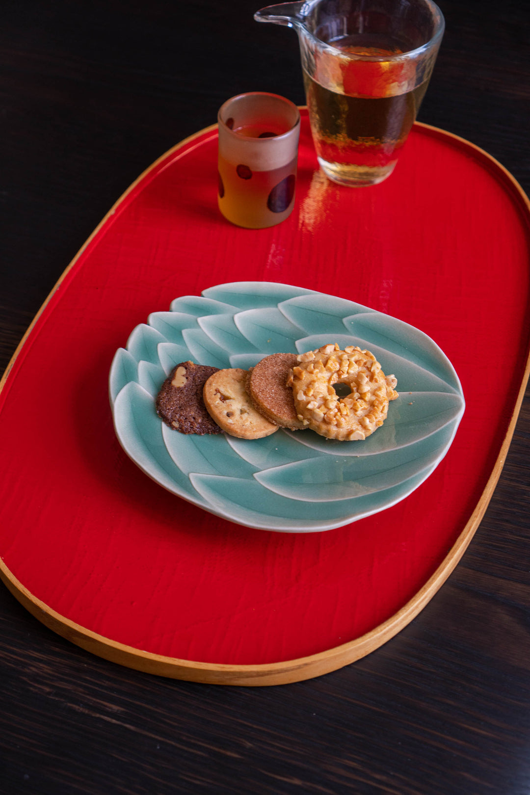 Lotus Celadon Dessert Dish