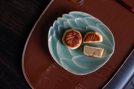 Lotus Celadon Dessert Dish