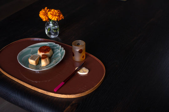 Lotus Celadon Dessert Dish