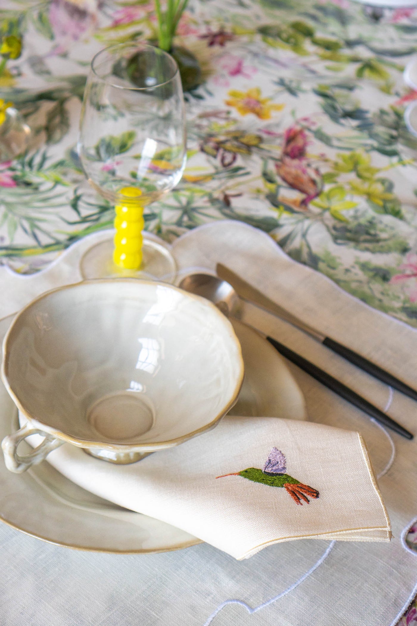 Colibri Ivory Linen Napkin