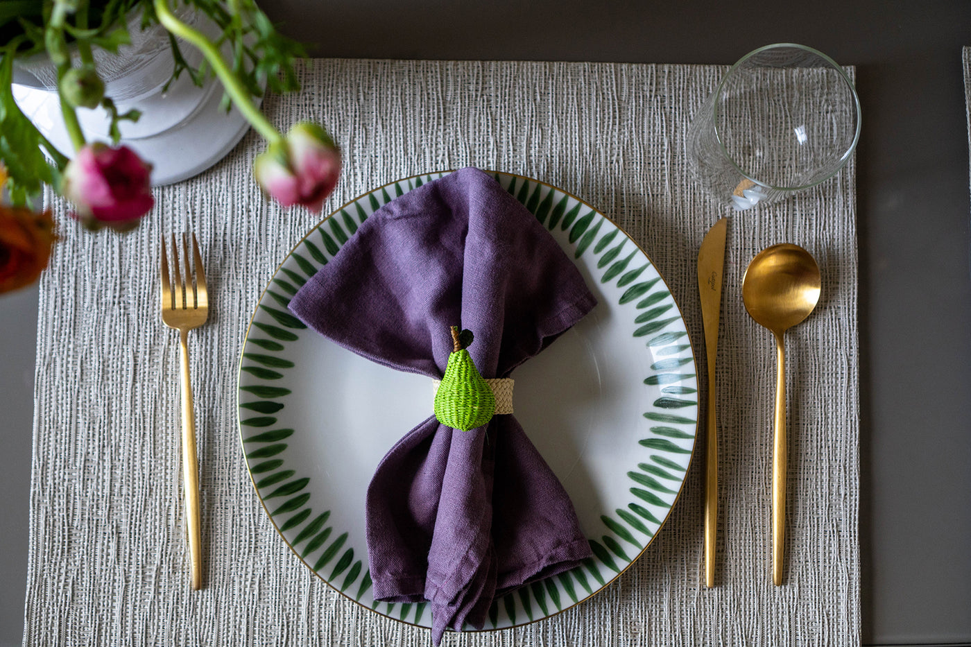 Garden Napkin Rings