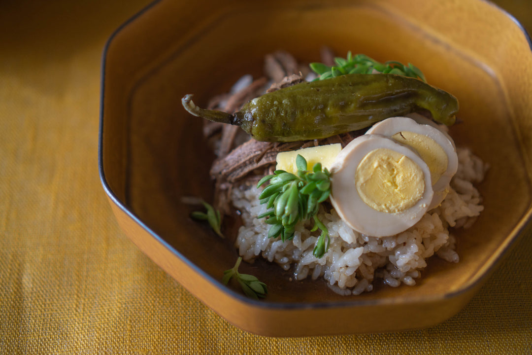 Octagon Deep Plate (Mustard Yellow)