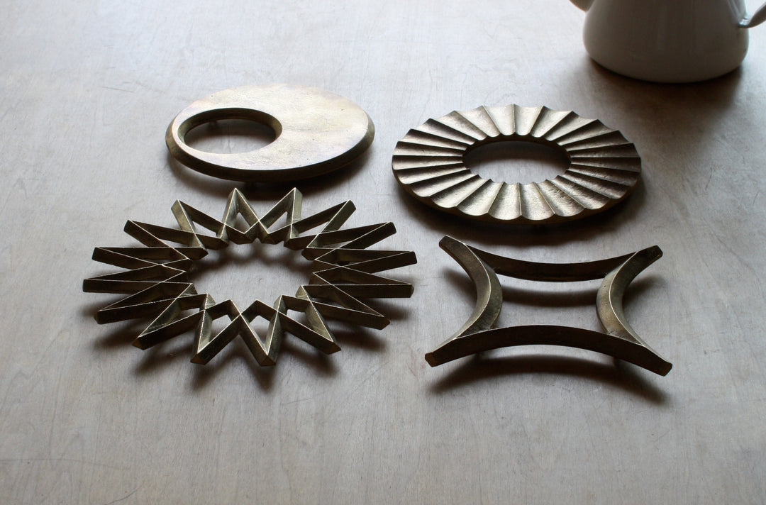 Brass Trivet Galaxy  or Paperweight - Leef NYC -FUTAGAMI