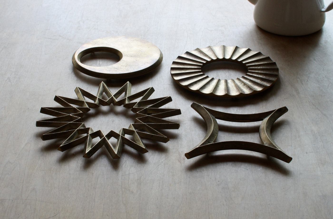 Brass Trivet Galaxy  or Paperweight - Leef NYC -FUTAGAMI