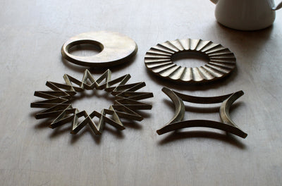 Brass Trivet Galaxy  or Paperweight - Leef NYC -FUTAGAMI