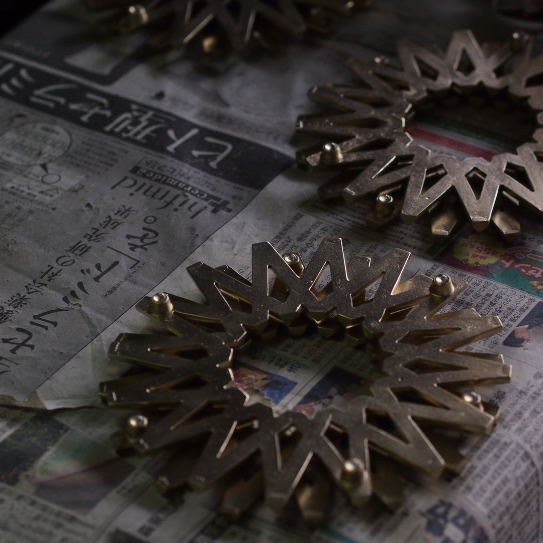 Brass Trivet Galaxy  or Paperweight - Leef NYC -FUTAGAMI
