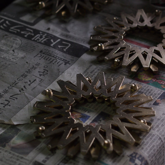 Brass Trivet Galaxy  or Paperweight - Leef NYC -FUTAGAMI