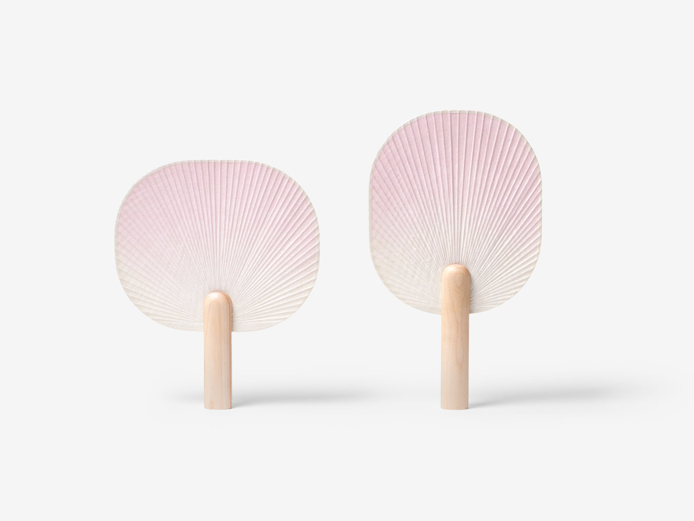 Frost Breeze Traditional Hanji Fan - Geometric