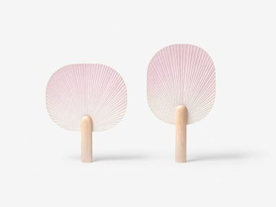 Frost Breeze Traditional Hanji Fan - Geometric