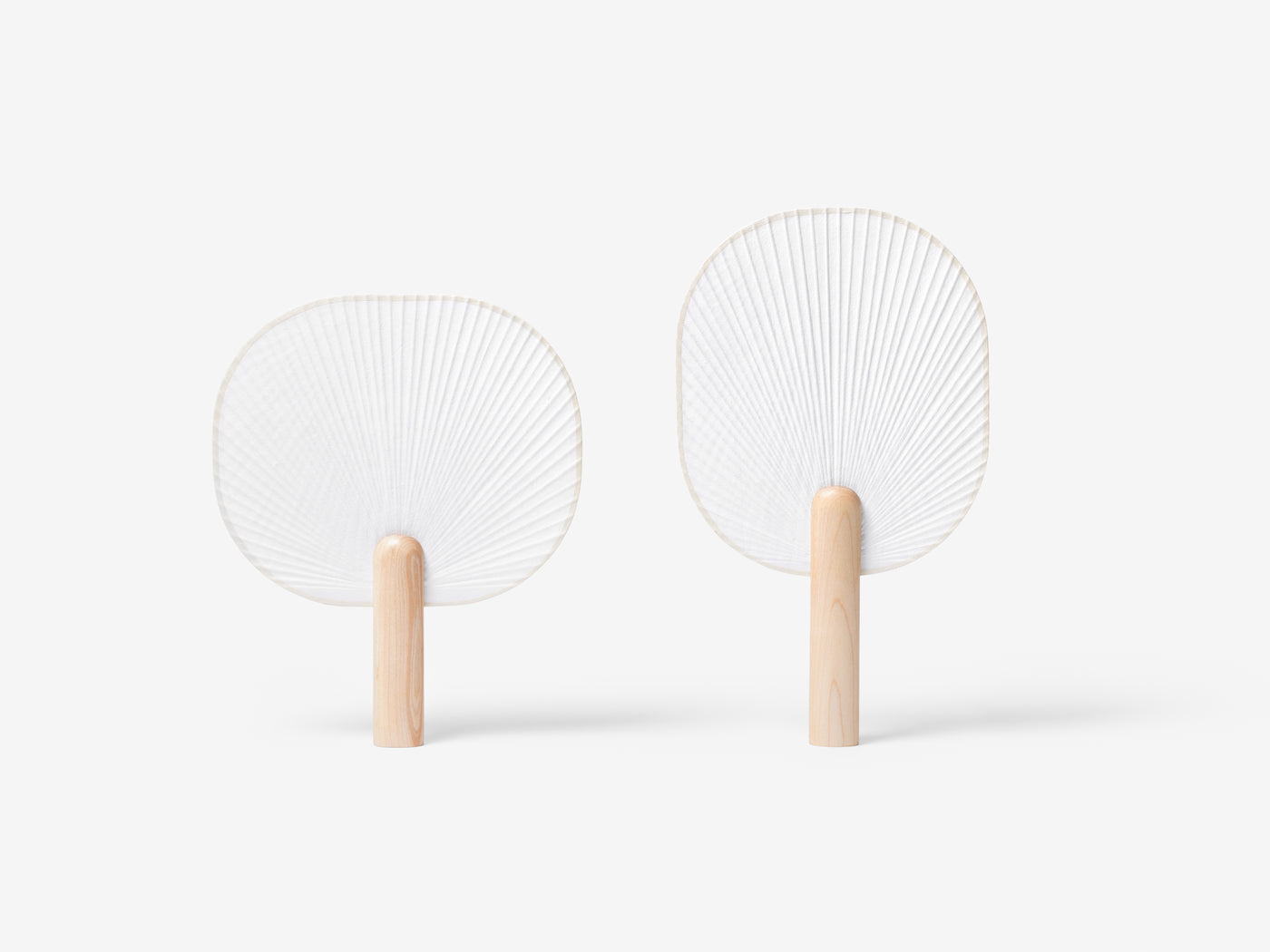 Frost Breeze Traditional Hanji Fan - Geometric