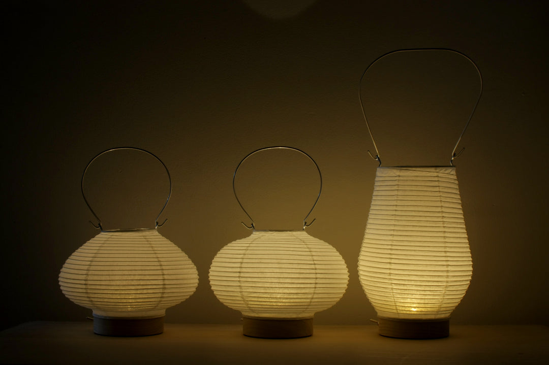 Portable Paper Lanterns - 3 different shapes (Tall, Circle, Diamond)