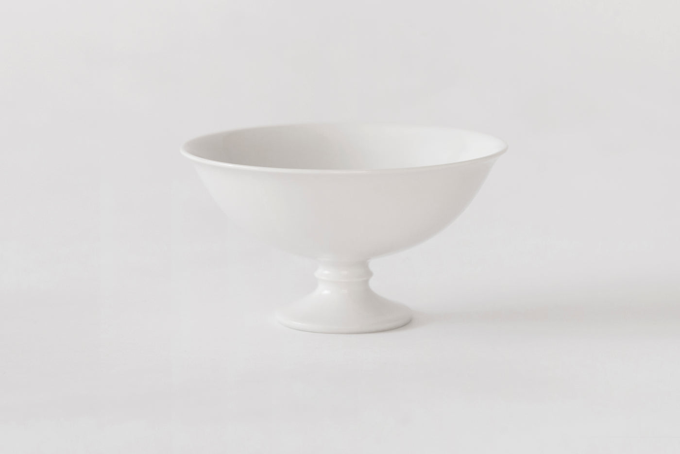 Jicon Yogurt & Dessert Cups - White (Plain, Brown Rim)