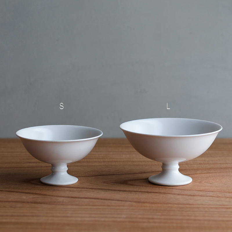 Jicon Yogurt & Dessert Cups - White (Plain, Brown Rim)