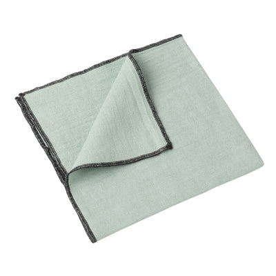Linen Napkins With Black Edge