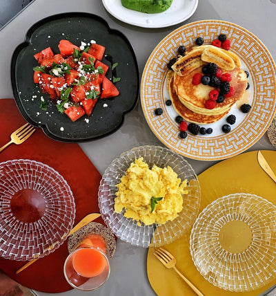 Black Glaze Clove Plate