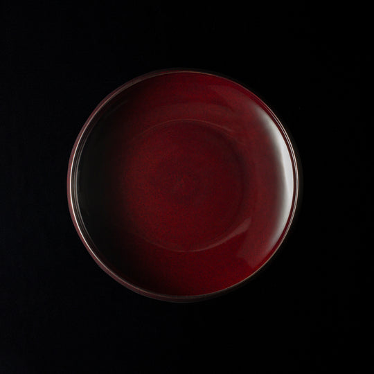 Burgundy Glazed Bowl